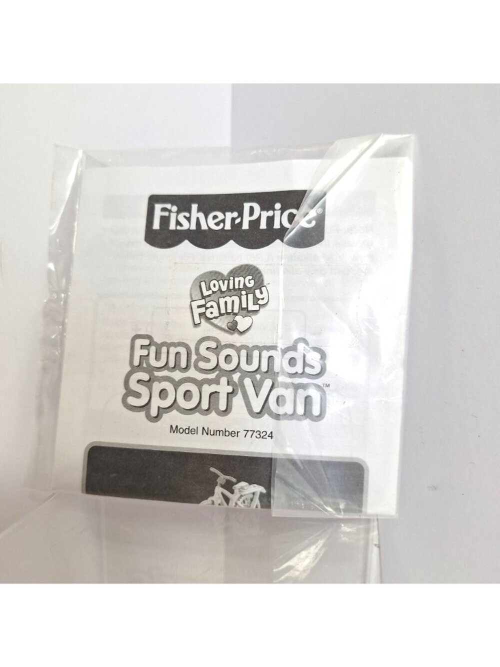 Loving Family Fun Sounds Sport Van Instruction Manual Only Fisher Price - Picture 3 of 6